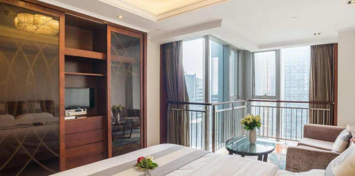 Qingdao Jinshan We+ Holiday Apartment Экстерьер фото