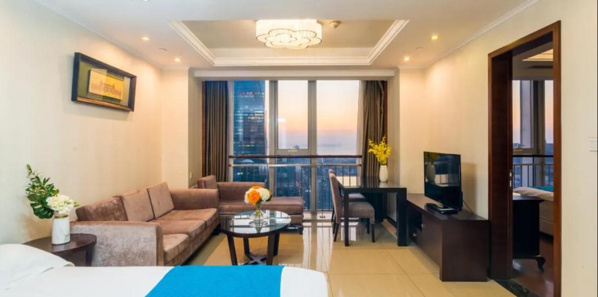 Qingdao Jinshan We+ Holiday Apartment Экстерьер фото